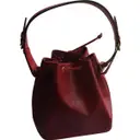 Red Leather Handbag Noé Louis Vuitton
