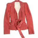 Red Leather Jacket Christian Dior - Vintage