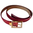 Leather belt Lancel