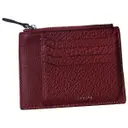 Leather card wallet Lancel