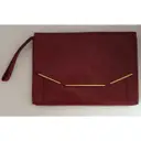 Leather clutch bag Lanvin - Vintage