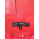 Buy Luc Duchène Leather straight pants online