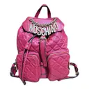 Leather backpack Moschino