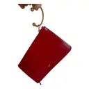 Leather clutch bag Red Valentino Garavani
