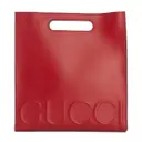LEATHER SHOPPING BAG Gucci