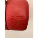 Soufflot Vintage leather handbag Louis Vuitton