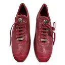 Leather low trainers Stefano Ricci