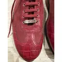 Buy Stefano Ricci Leather low trainers online