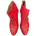 Susanna leather buckled boots Chloé