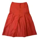 Linen mid-length skirt Gianfranco Ferré