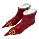 Knife patent leather ankle boots Balenciaga