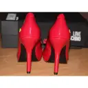 Moschino Love Patent leather heels for sale