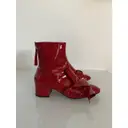 Patent leather biker boots N°21