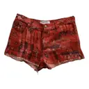 Red Polyester Shorts Spring Summer 2019 Iro