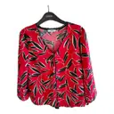 Red Polyester Top Suncoo