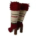 Shearling boots Dolce & Gabbana