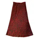 Silk mid-length skirt Anine Bing