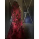 Silk maxi dress Carolina Herrera