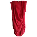 Red Silk Dress Iro