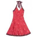 Red Silk Dress Issa