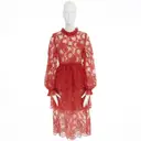 Silk mid-length dress Huishan Zhang