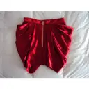 Balmain For H&M Silk mini skirt for sale