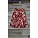 Buy Salvatore Ferragamo Silk mid-length skirt online