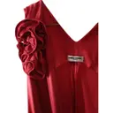 Sonia Rykiel Red Silk Dress for sale