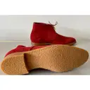 Red Suede Boots Crockett& Jones