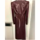 Buy Saint Laurent Vegan leather mid-length dress online
