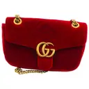 GG Marmont Flap velvet crossbody bag Gucci