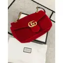 Buy Gucci GG Marmont Flap velvet crossbody bag online