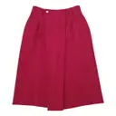 Wool mid-length skirt Dior - Vintage