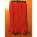 Buy Giorgio Armani Wool mid-length skirt online
