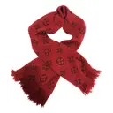 Logomania wool scarf Louis Vuitton