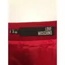 Buy Moschino Love Wool mid-length skirt online