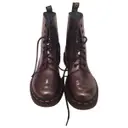 Silver Boots Dr. Martens