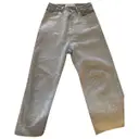 Silver Cotton Jeans Golden Goose