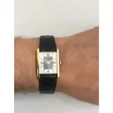 Tank Must silver gilt watch Cartier