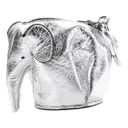 Silver Leather Purse Animals Loewe