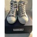 B23 leather high trainers Dior Homme