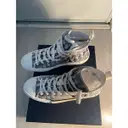 B23 leather high trainers Dior Homme