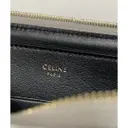 Charm leather clutch bag Celine