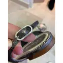 Leather flip flops Chanel