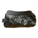 Leather clutch bag Gina