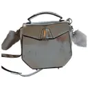 Silver Leather Handbag Alexander Wang