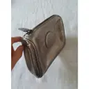 Leather clutch bag HEYRAUD