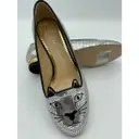 Buy Charlotte Olympia Kitty leather ballet flats online