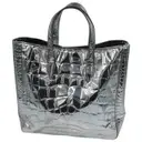 Leather tote Yves Saint Laurent