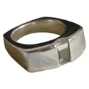 Silver ring Montblanc